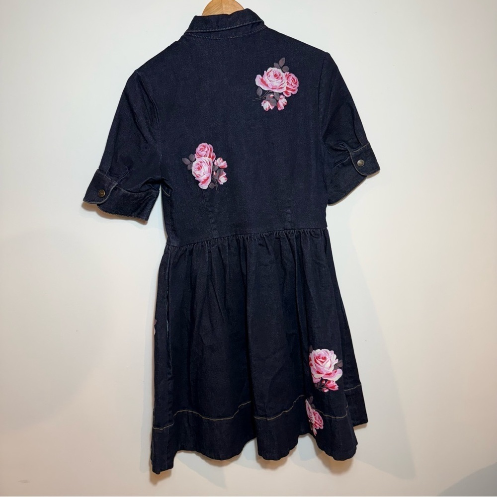 Kate spade broome street rose denim shirtdress size 10 NWOT - Picture 5 of 12